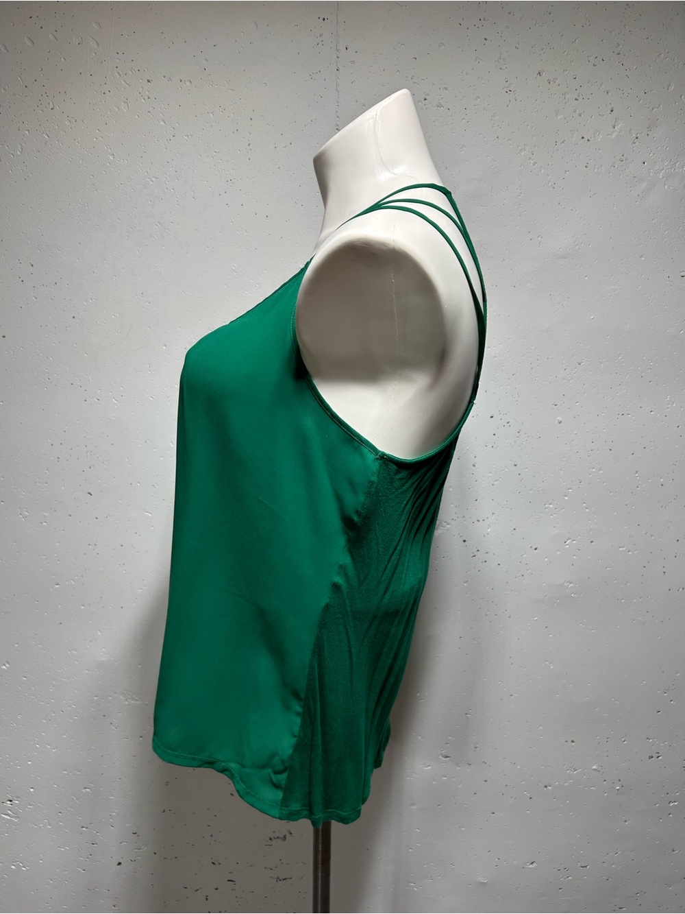 Express Green RacerBack Tank Top L - Picture 3 of 6